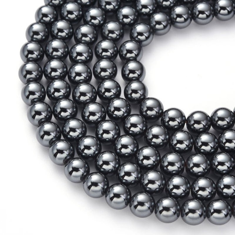 Fil hématite Brésil A - La Boite à Cailloux
