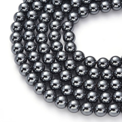 Fil hématite Brésil A - La Boite à Cailloux