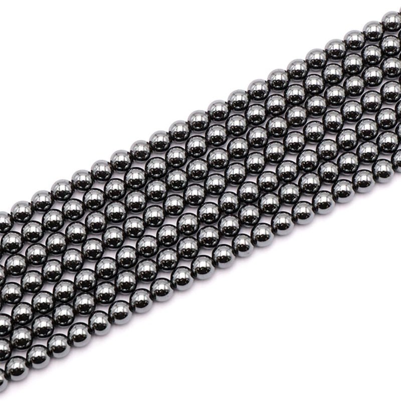 Fil hématite Brésil A - La Boite à Cailloux