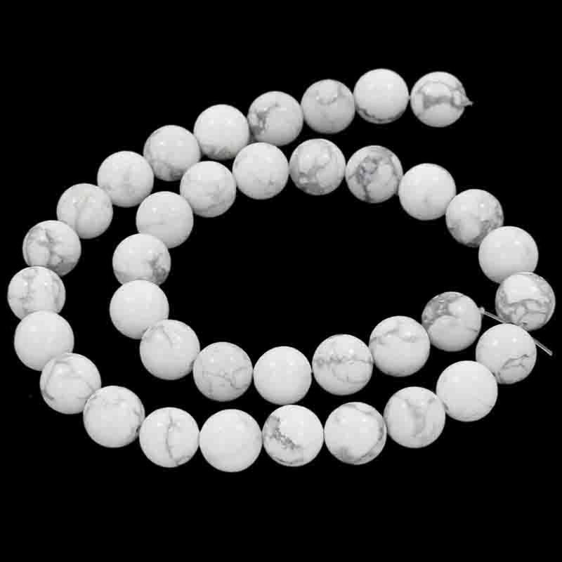 Fil howlite Zimbabwe A - La Boite à Cailloux