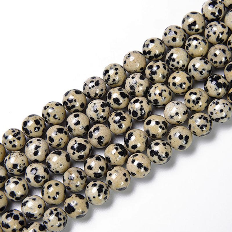 Fil jaspe dalmatien Mexique A - La Boite à Cailloux