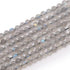 Fil labradorite Madagascar AA+ perles facettées 3 - 4mm - La Boite à Cailloux