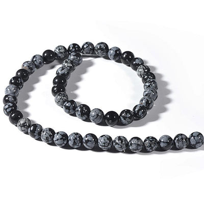 Mexico Snow Obsidian Thread A