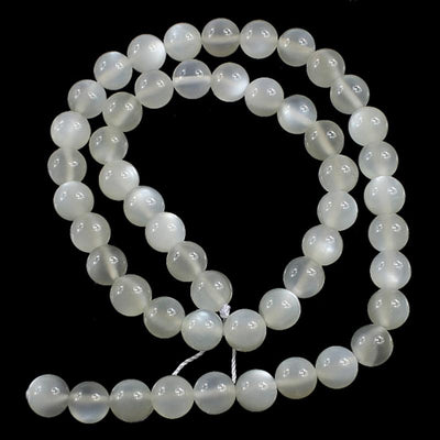 Beige moonstone thread India AA