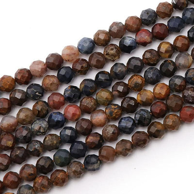 Fil piétersite Namibie AA perles facettées 3-4mm