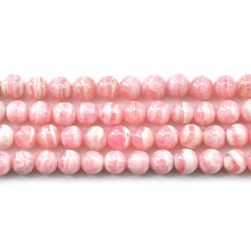 Fil rhodochrosite Argentine AAA - La Boite à Cailloux