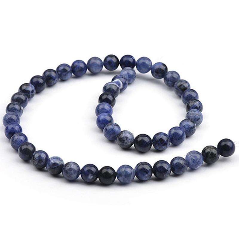 Fil sodalite Brésil A - La Boite à Cailloux