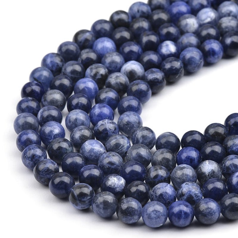 Fil sodalite Brésil A - La Boite à Cailloux