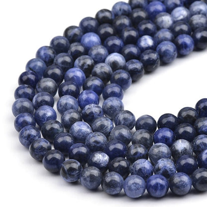 Fil sodalite Brésil A - La Boite à Cailloux