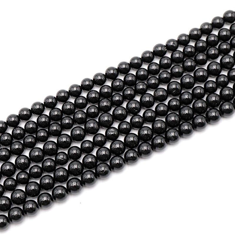 Fil tourmaline noire Brésil AA - La Boite à Cailloux
