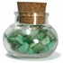 Flacon verre Chrysoprase Brésil AA (mini - pierre roulée XS) - La Boite à Cailloux