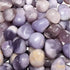 Fluorine mauve Birmanie A (pierre roulée) - La Boite à Cailloux