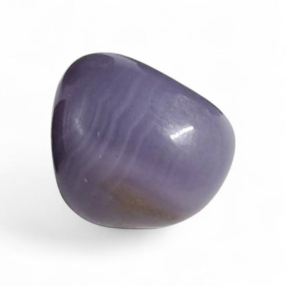 Fluorine mauve Birmanie A (pierre roulée) - La Boite à Cailloux