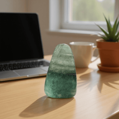 Green fluorine Madagascar A free form - 351g