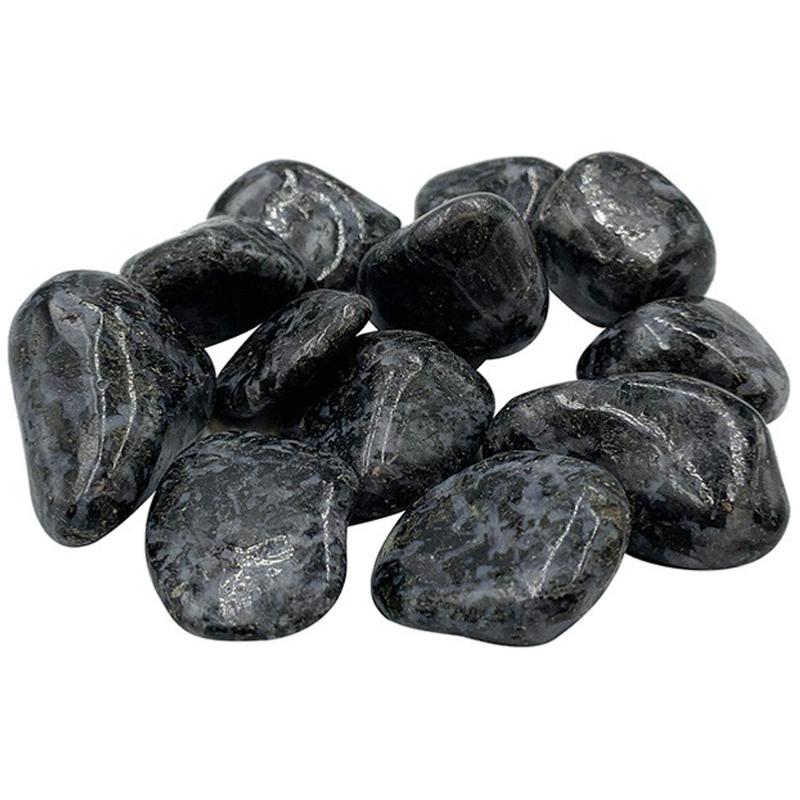 Gabbro (Merlinite mystique) Madagascar A+ (pierre roulée) - La Boite à Cailloux