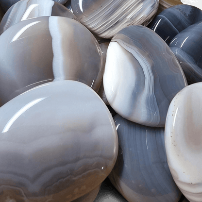 Galet agate Botswana A+ - La Boite à Cailloux