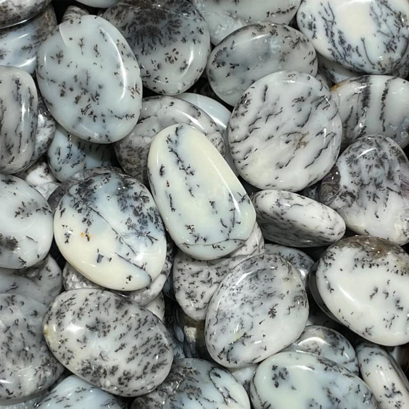 Galet agate dentrite Brésil A - La Boite à Cailloux