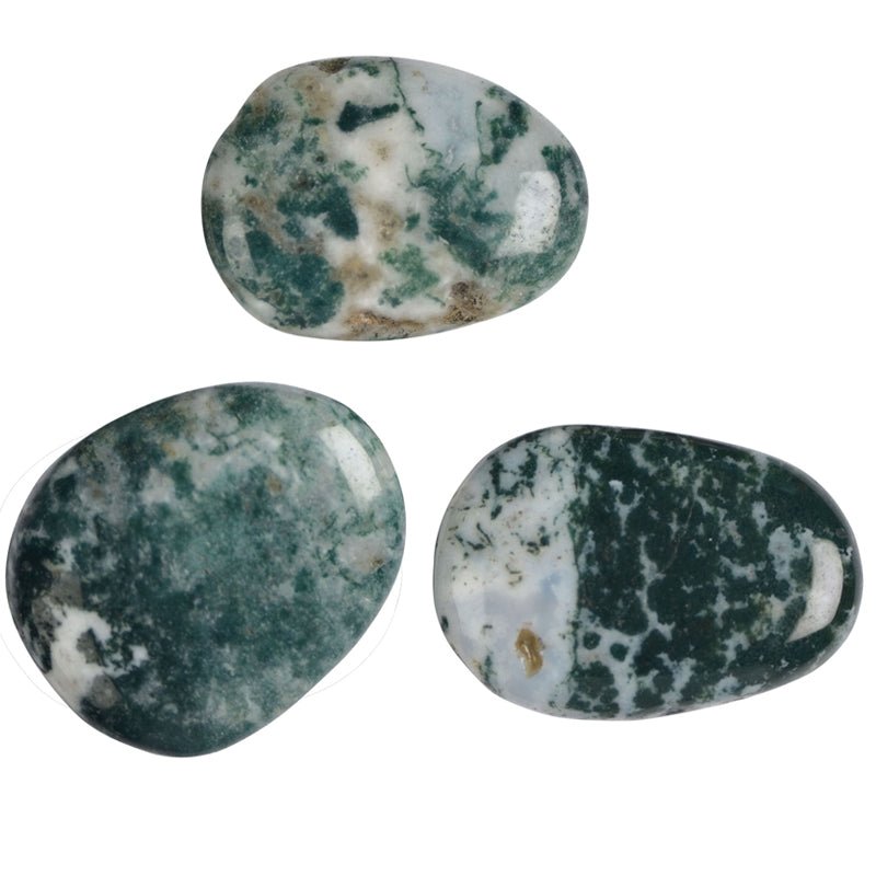 Galet agate mousse Brésil A - La Boite à Cailloux