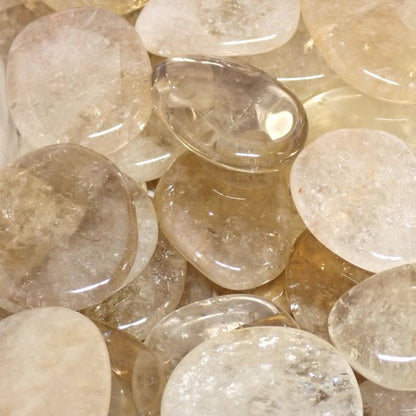 Galet citrine naturelle Congo A+ - La Boite à Cailloux