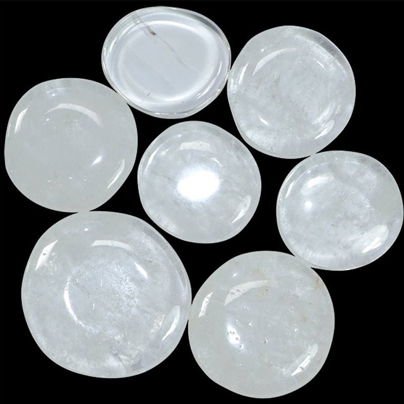 Galet cristal de roche Brésil A - La Boite à Cailloux