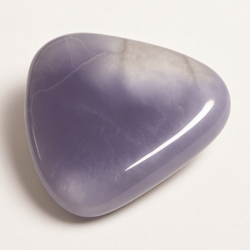Galet fluorine mauve Birmanie A - La Boite à Cailloux