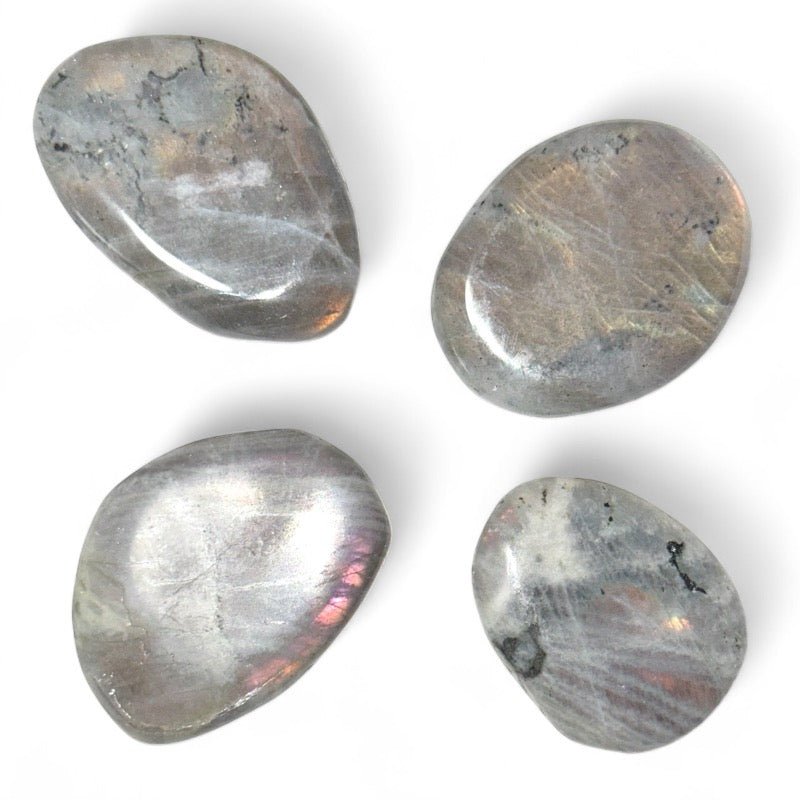 Galet Labradorite violette Madagascar AA - La Boite à Cailloux