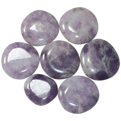 Galet lépidolite Madagascar A - La Boite à Cailloux