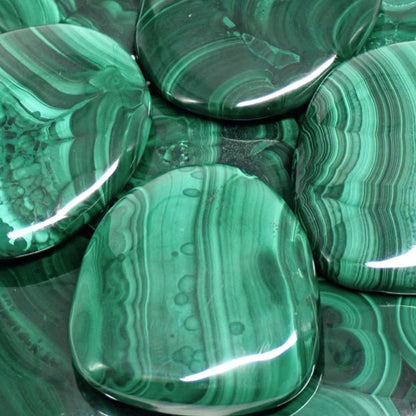 Galet malachite Congo AA - La Boite à Cailloux