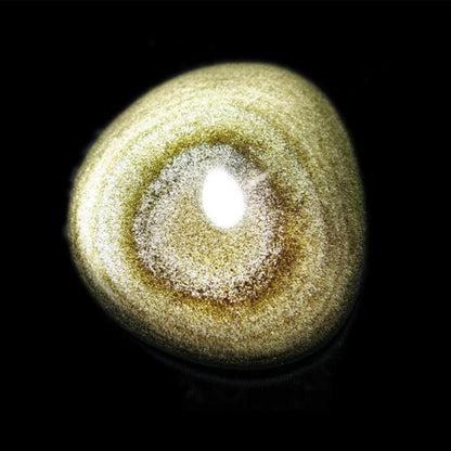 Galet obsidienne dorée Mexique AAA - La Boite à Cailloux
