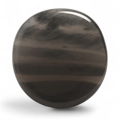 Midnight lace obsidian pebble Russia A