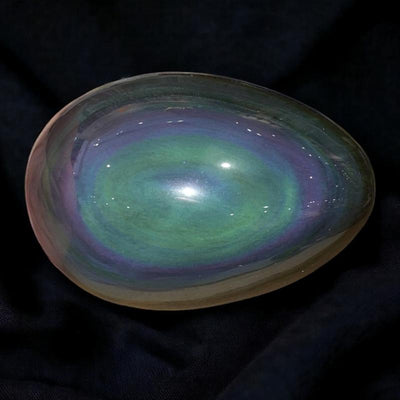 Galet obsidienne oeil céleste Mexique AA+