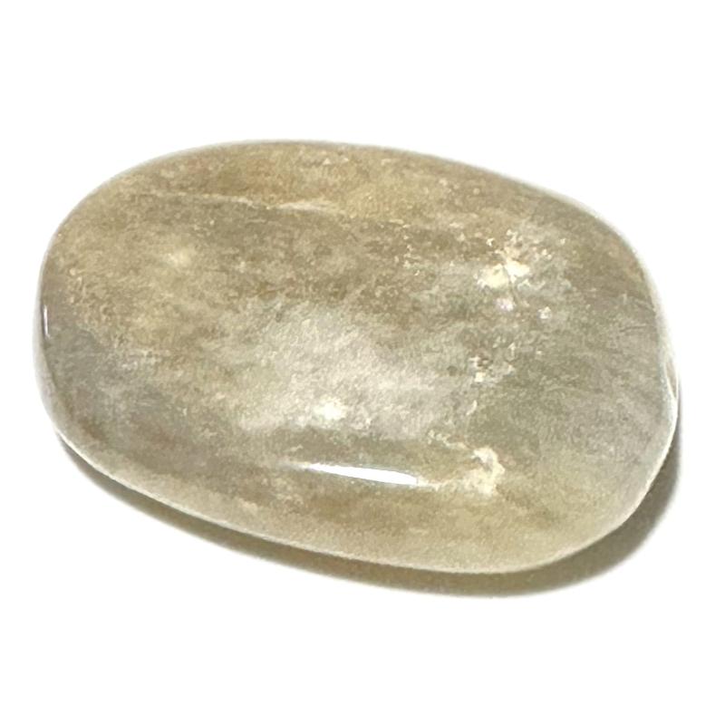 Galet pierre de lune beige Madagascar A - La Boite à Cailloux