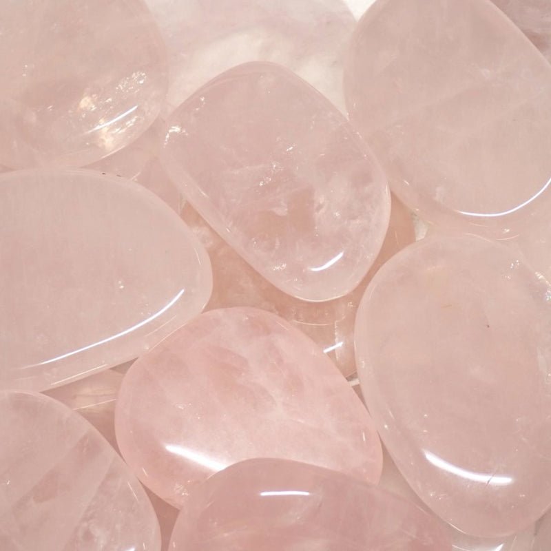 Galet quartz rose Brésil A - La Boite à Cailloux