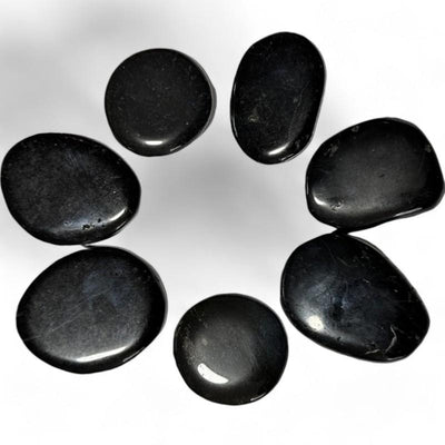 Black tourmaline pebble Brazil AA