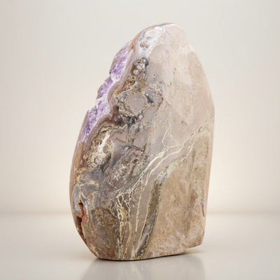 Uruguay Amethyst Geode Polished Edges A+ 594g