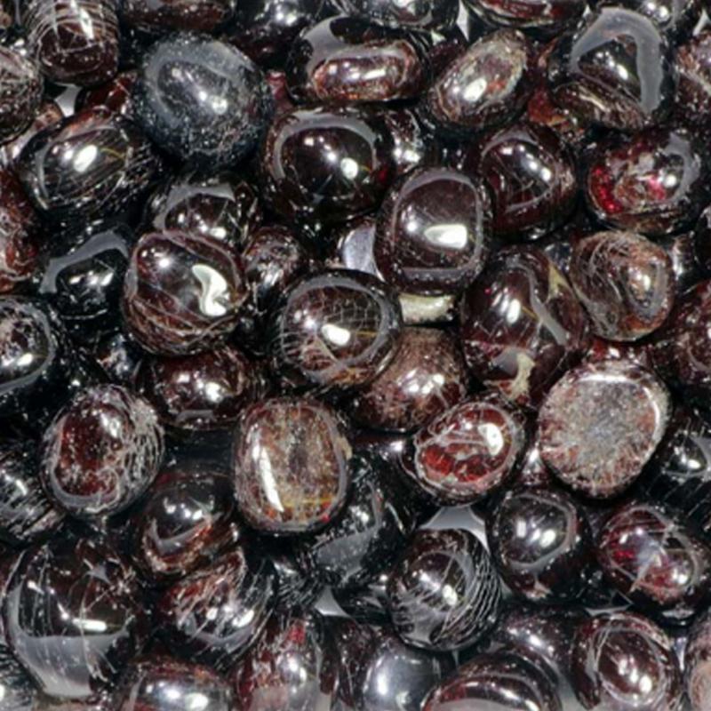 Grenat rouge Almandin Chine A (pierre roulée) - La Boite à Cailloux