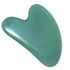 Gua Sha coeur aventurine verte Brésil A 80mm - La Boite à Cailloux