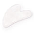 Gua Sha coeur cristal de roche Brésil A 80mm - La Boite à Cailloux