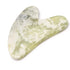 Gua Sha coeur jade de Chine A 80mm - La Boite à Cailloux