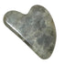 Gua Sha coeur labradorite Madagascar A 80mm - La Boite à Cailloux