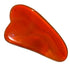 Gua Sha plume cornaline Brésil A 80mm - La Boite à Cailloux