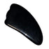 Gua Sha plume obsidienne noire Mexique A 100mm - La Boite à Cailloux