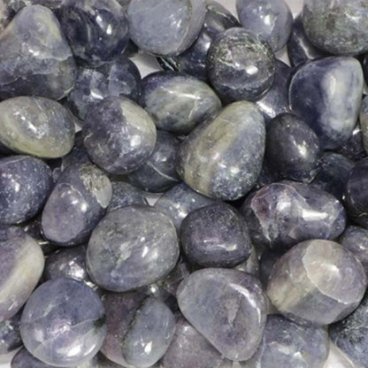 Iolite (cordierite) Inde A (pierre roulée) - La Boite à Cailloux