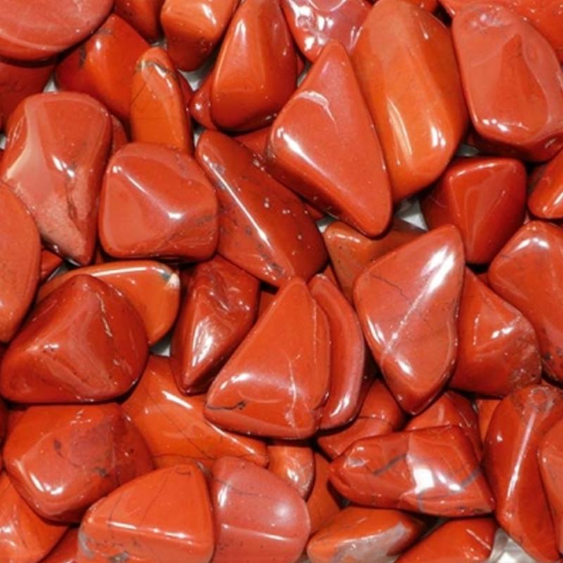 Jaspe rouge Afrique du Sud A (pierre roulée) - La Boite à Cailloux