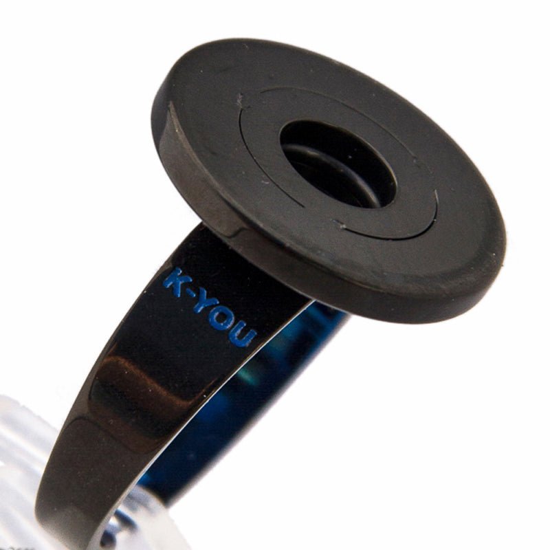 K - YOU Bague noire - La Boite à Cailloux
