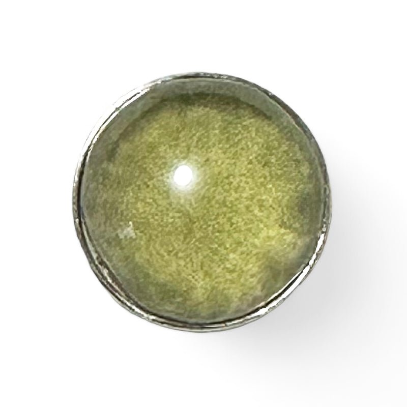 K - YOU - Cabochon quartz vert Brésil - La Boite à Cailloux