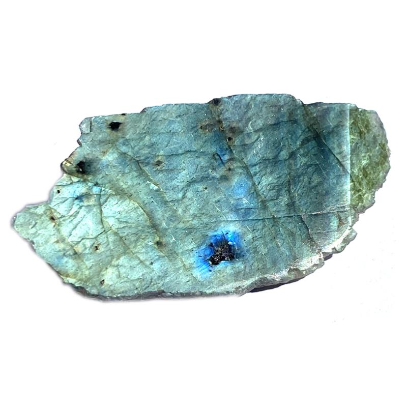 Labradorite Madagascar A brute polie 1 face - La Boite à Cailloux
