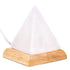 Lampe de sel Himalaya naturel pyramide USB LED 9cm - La Boite à Cailloux