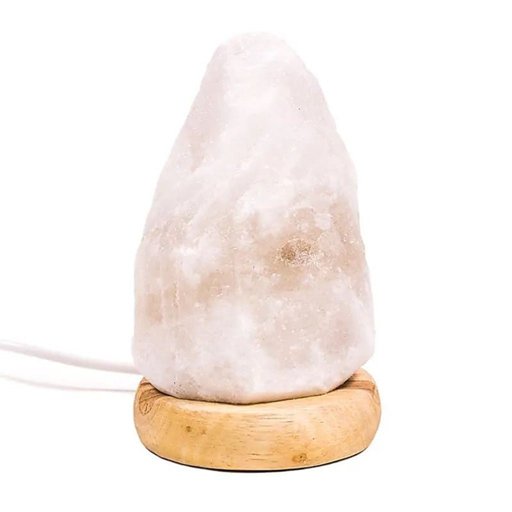 Lampe de sel Himalaya naturel rocher USB LED 9cm - La Boite à Cailloux