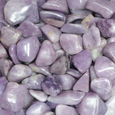 Lépidolite Madagascar AA (pierre roulée)